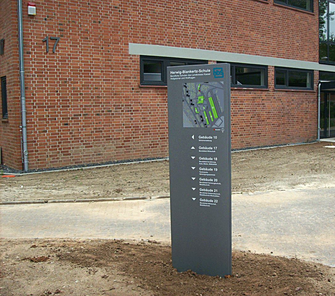 Die HerwigBlankertzSchule in Wolfhagen bekommt ein Leitsystem